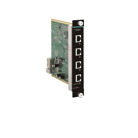 Moxa Gigabit Ethernet Interface Module W/ 4 10/100/1000Baset(X)Ports IM-G7000A-4GTX